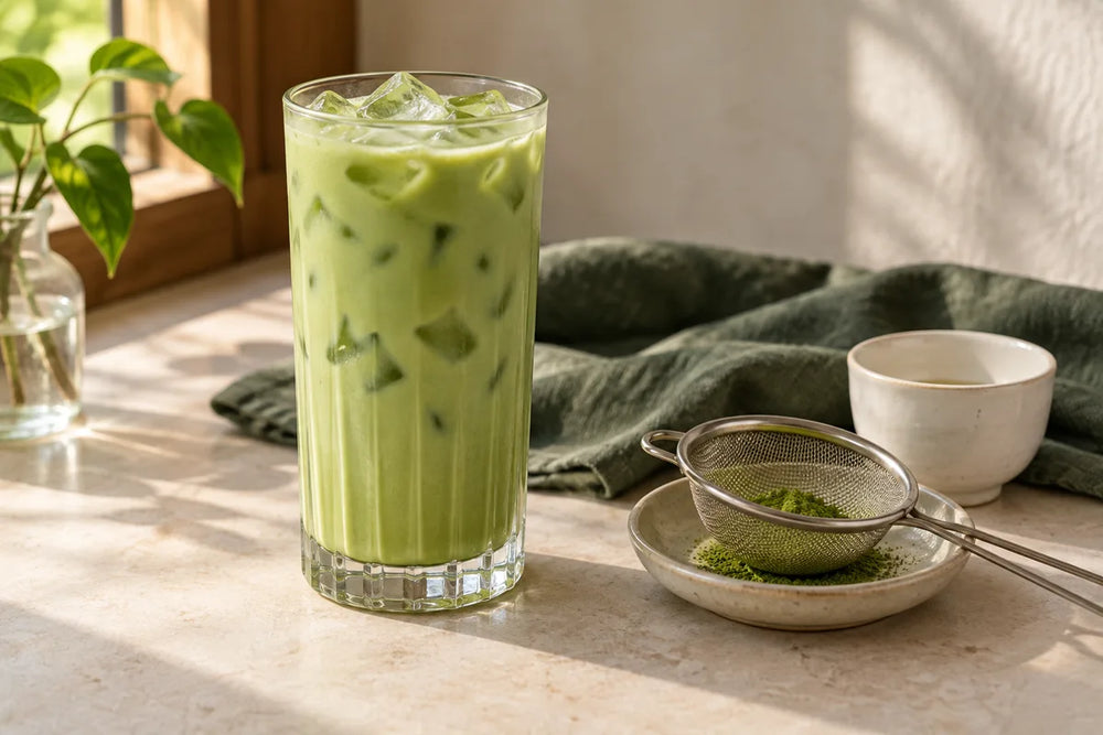 Thai Green Milk Tea: Choosing the Mix and Balancing Milk and Ice — AI-generated serving illustration