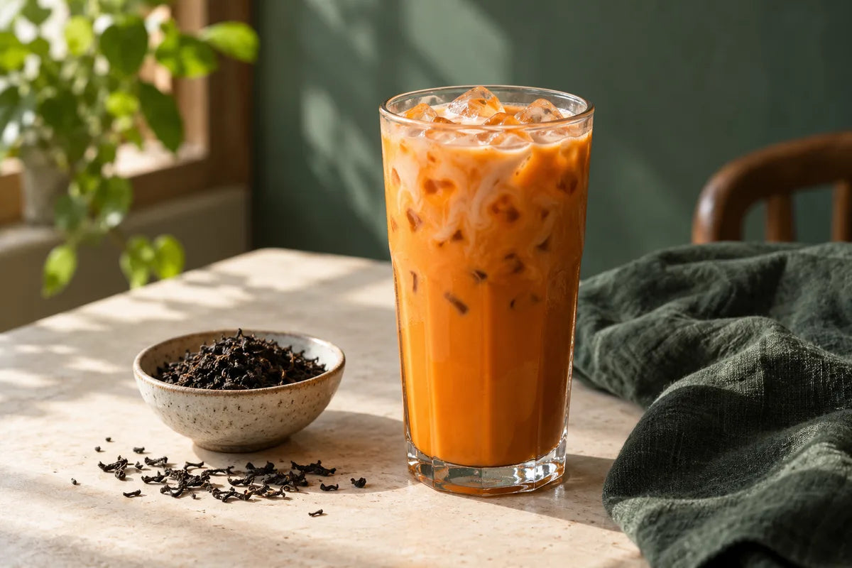 How to Make Thai Iced Tea at Home: A Practical ChaTraMue Guide — AI-generated serving illustration