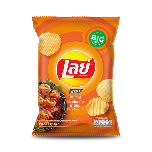 Lay's Rock Extra Barbecue Ridged Potato Chips 69 g â€“ product image 1