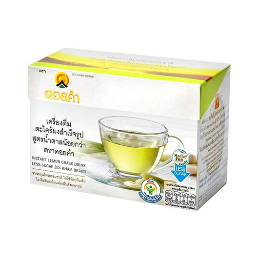 Doi Kham Less-Sugar Instant Lemongrass Drink - 12 Sachets - 120 g - Big C product image