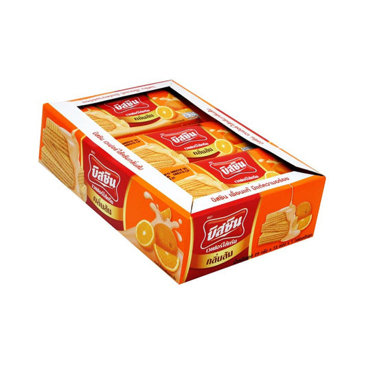 Bissin Orange Cream Wafers 29 g Ã— 12 â€“ product image 1
