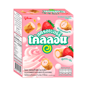 GLICO Collon Biscuit Roll with Strawberry-Flavored Cream Filling 41 g - product image 1