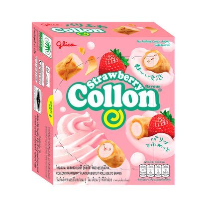 GLICO Collon Biscuit Roll with Strawberry-Flavored Cream Filling 41 g - product image 3