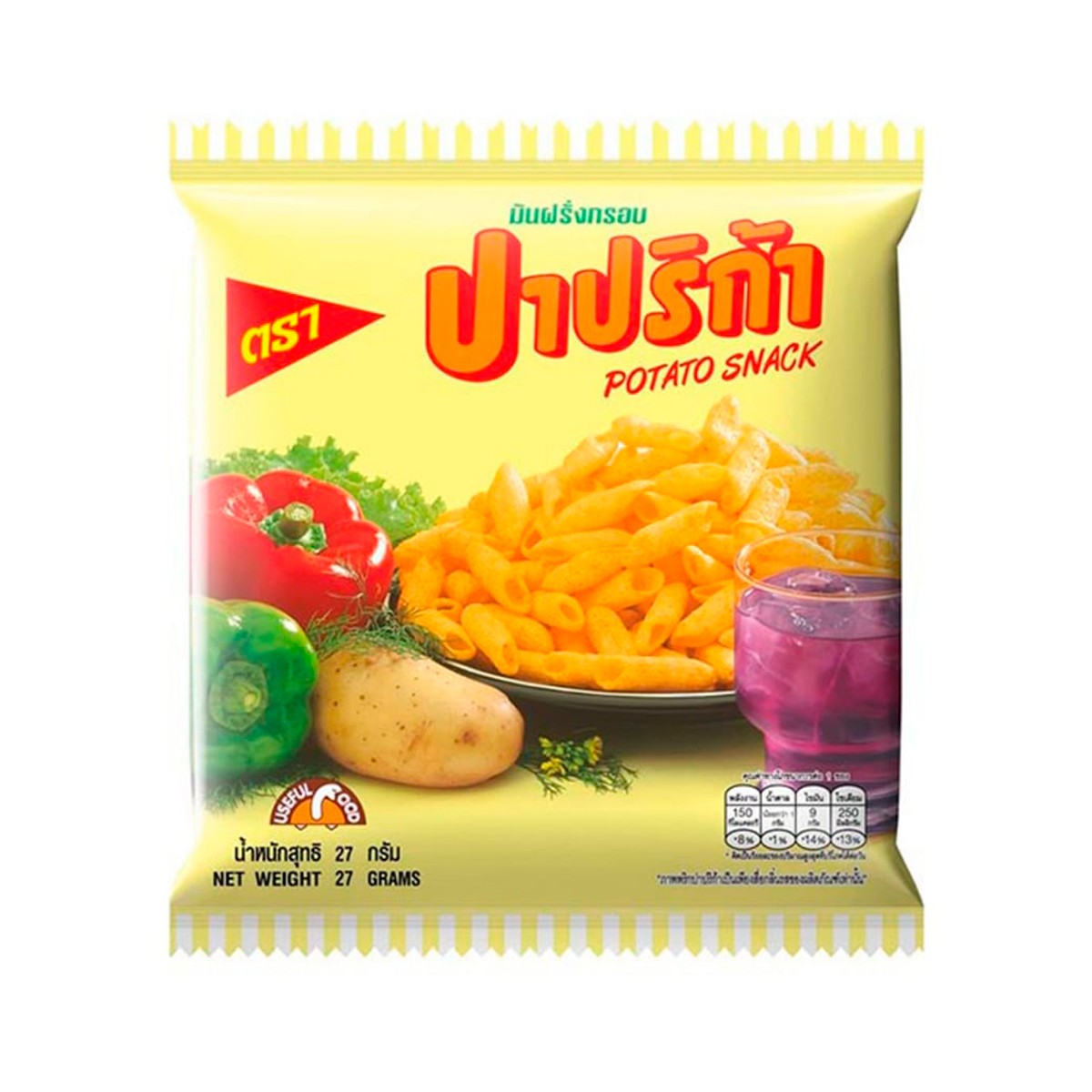 Paprika Potato Snack 27 g â€“ product image 1