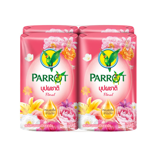 PARROT Botanicals Bar Soap Floral Scent – 280 g (70 g × 4) - product image 1