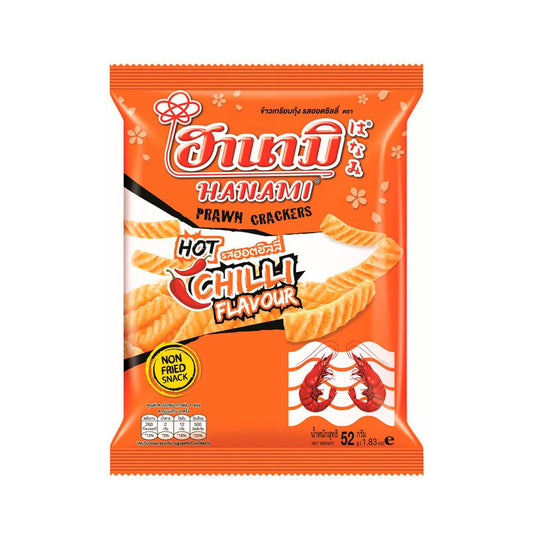 Hanami Prawn Cracker Hot Chili Flavor 52 g - product image 1