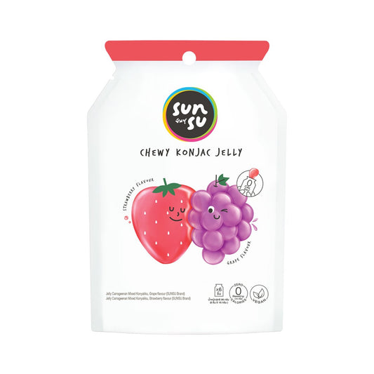 SUNSU Grape and Strawberry Konjac Jelly 96 g â€“ product image 1
