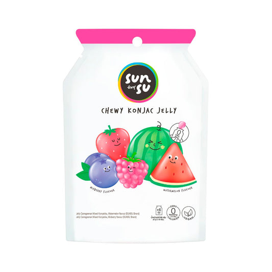 SUNSU Watermelon and Mixed Berry Konjac Jelly 96 g â€“ product image 1