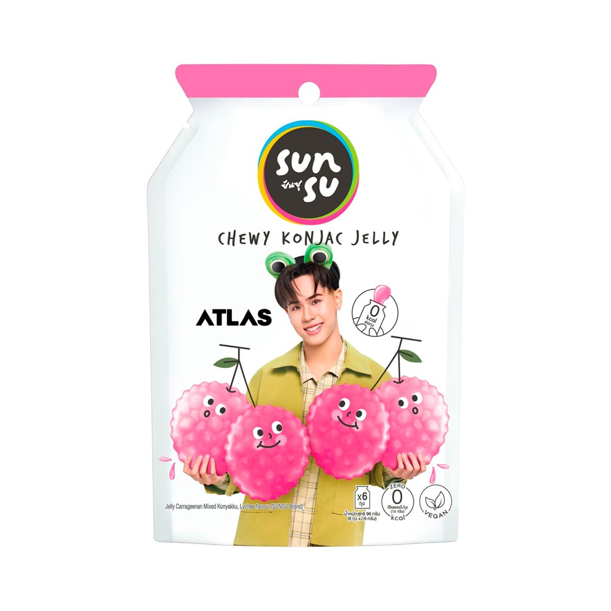SUNSU Lychee Carrageenan Jelly with Konjac 96 g â€“ product image 1
